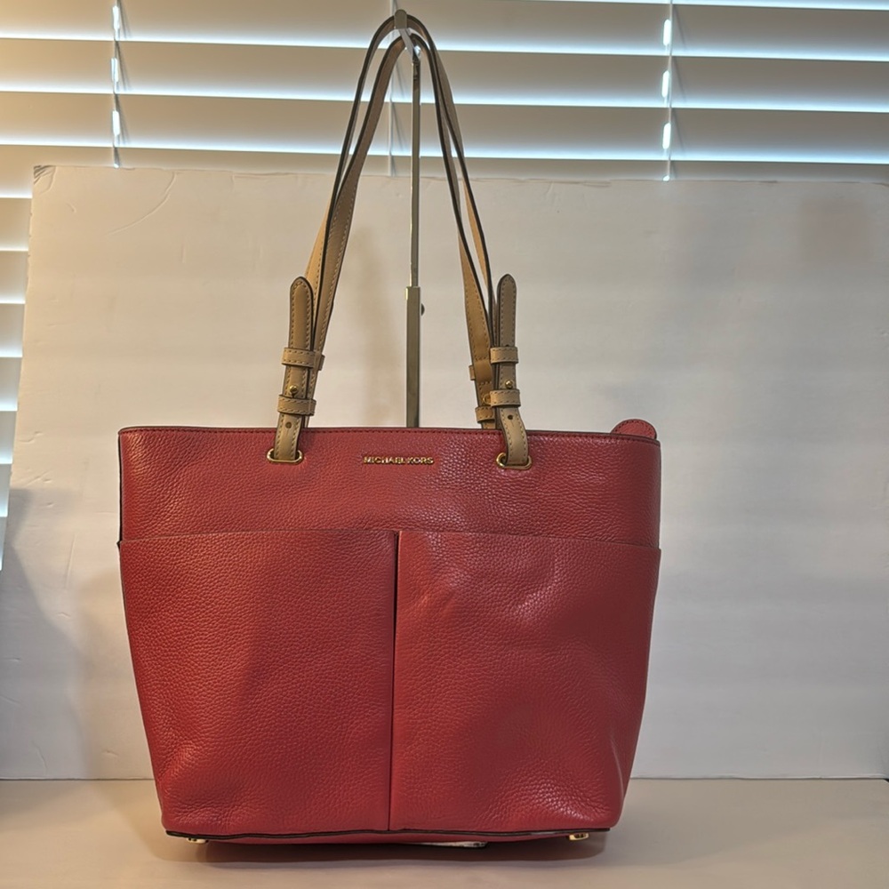 Michael Kors Bedford Pebble Leather Pocket Tote